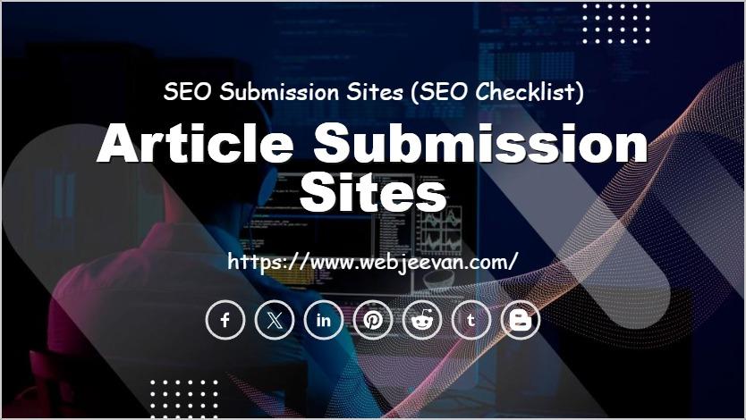 Article Submission Sites