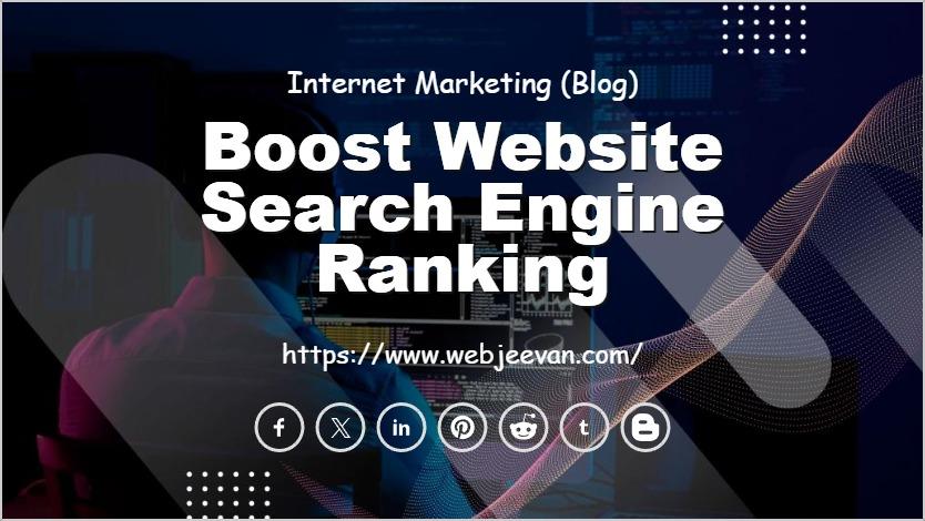 Boost Website Search Engine Ranking