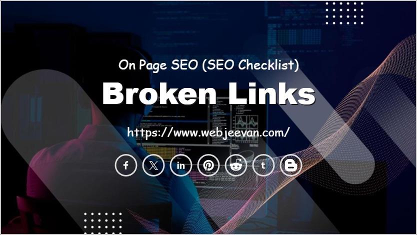 Broken links