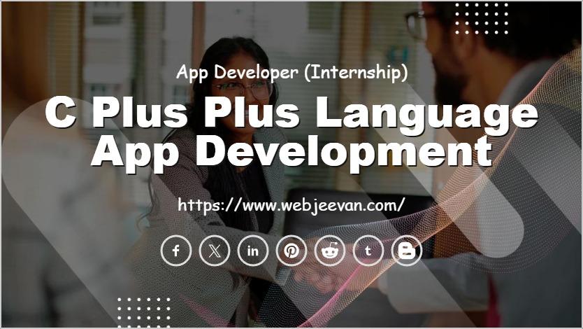 C Plus Plus Language App Development