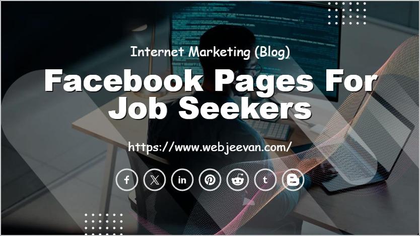 Facebook Pages for Job Seekers
