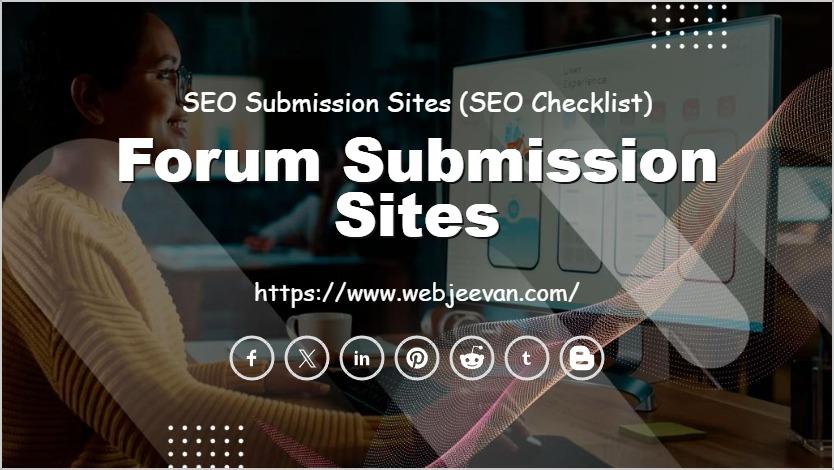 Forum Submission Sites