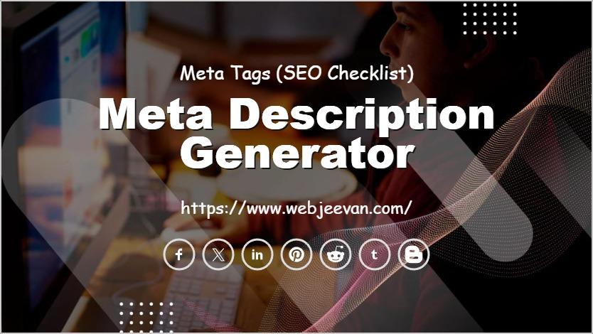 Meta Description Generator