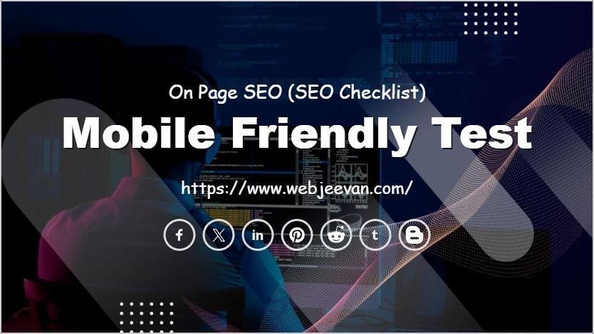 Mobile Friendly Test