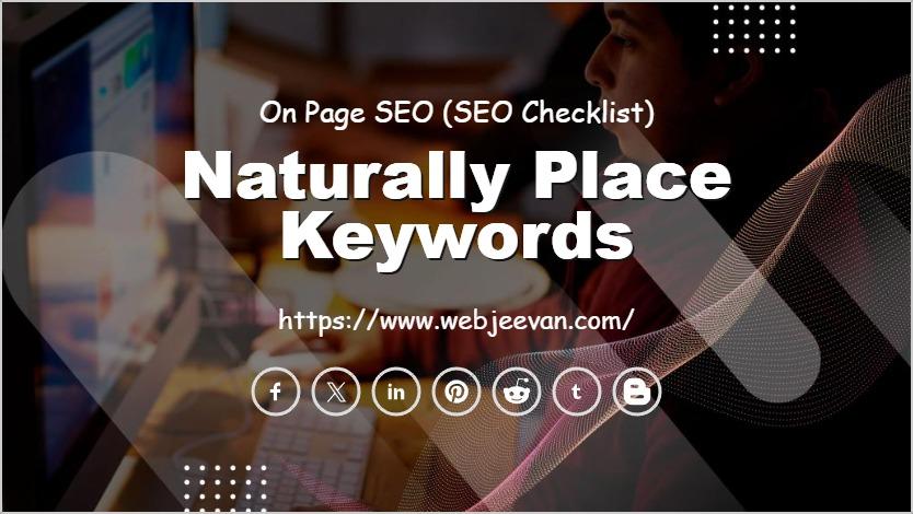 Naturally Place Keywords