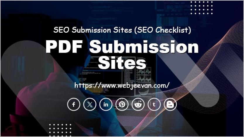 PDF Submission Sites