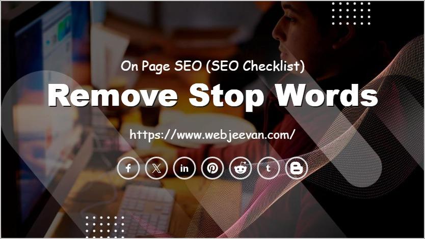 Remove stop words