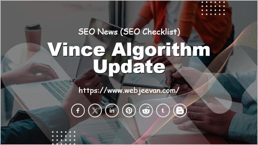 Vince Algorithm Update