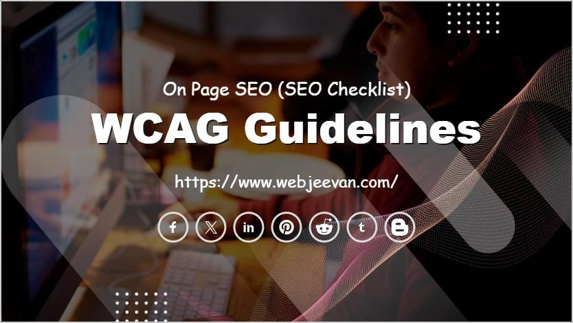 WCAG Guidelines